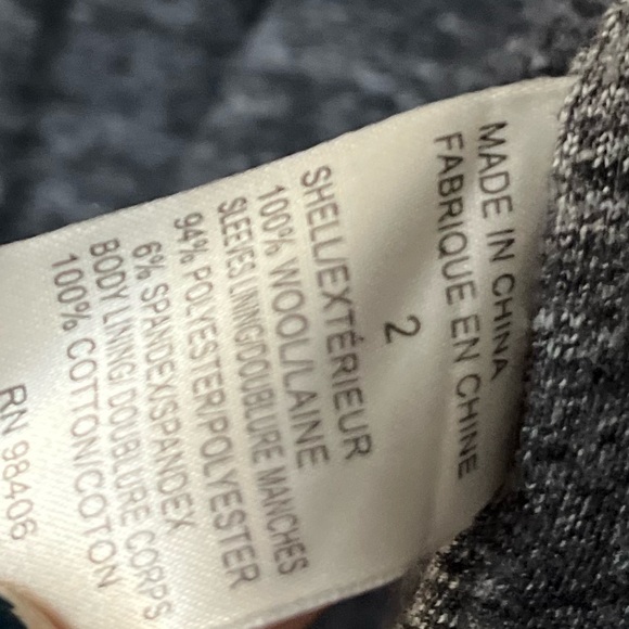 Theory Flannel Blazer with Removable Hood - Picture 4 of 7